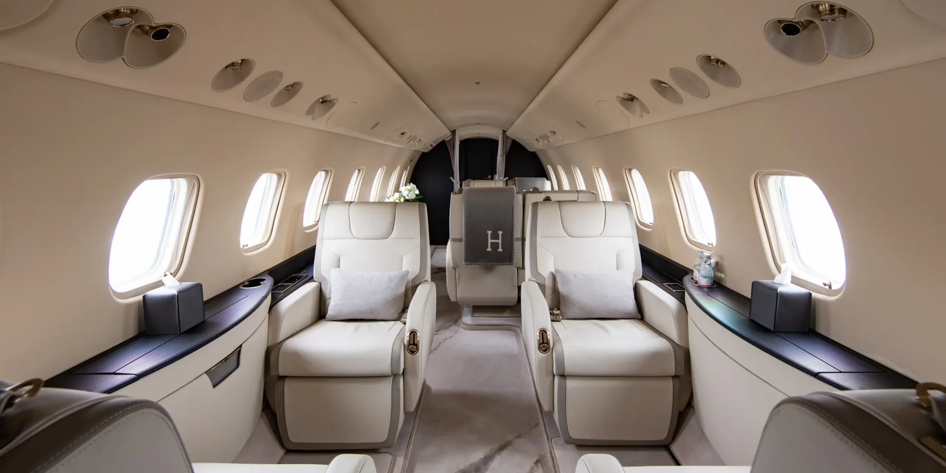 Bespoke rugs and carpets design for Private aviation